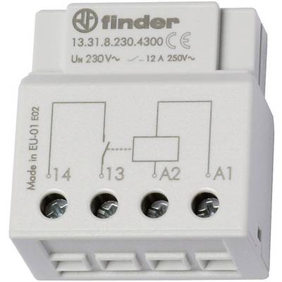 Releji za UP-vtičnice ali stikalne vtičnice Finder 13.31.8.230.4300 230 V/AC zapiralni 12 A 250 V/AC