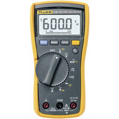 Ročni multimeter, digitalni Fluke 115 kalibracija narejena po: delovnih standardih, CAT III 600 V število znakov na zasl