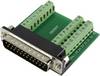 TRU COMPONENTS DSUB25M-27TB-3 1229325 D-Sub vtič 90 ° Število pinov: 25 vijačni 1 kos