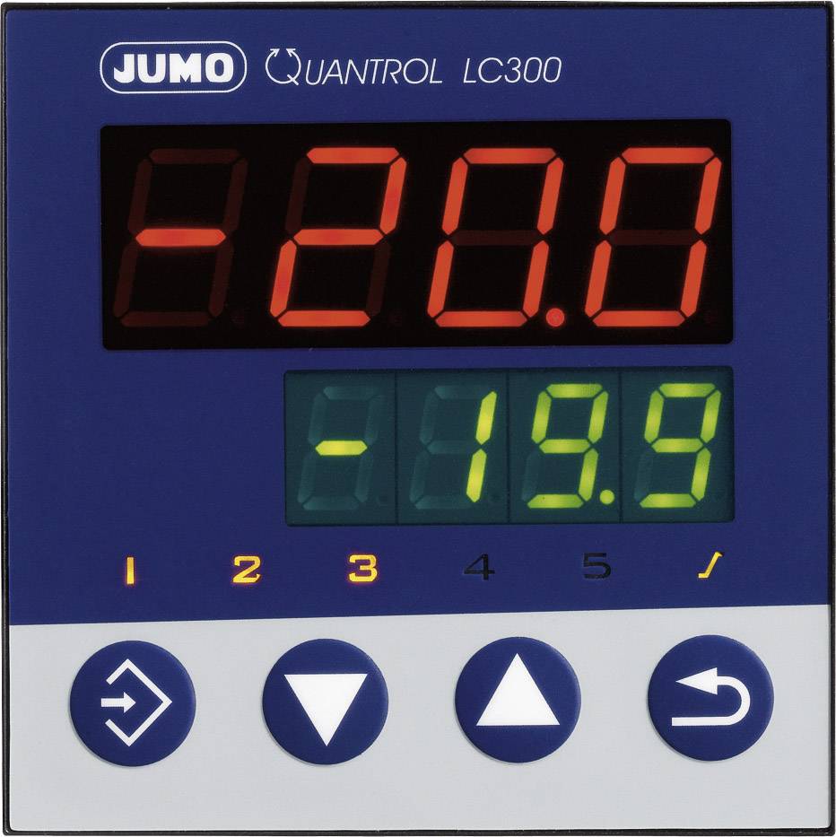 Jumo Quantrol LC300 605310 110 - 240 V/AC izhodi 1 relejni izhod, vgradne mere 96 mm x 96 mm, vgradna globina 80 mm-0