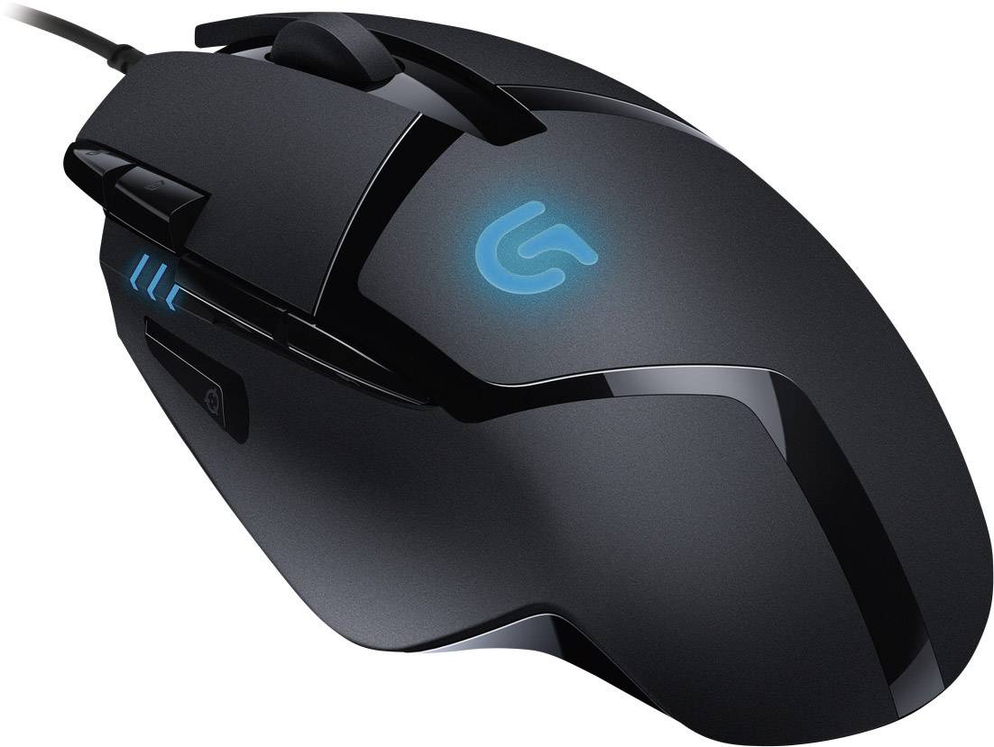 USB Gaming miška Logitech G402 Hyperion Fury FPS črna 910-004067-2