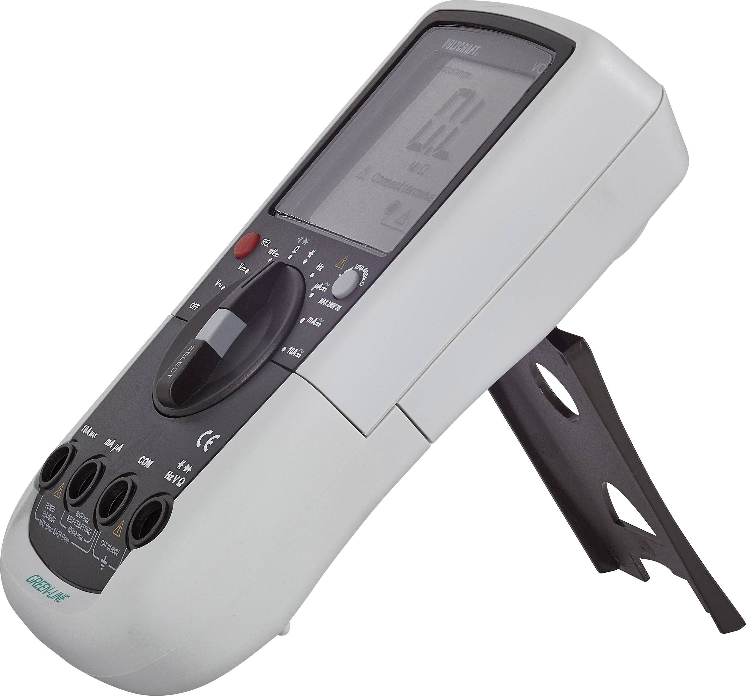 VOLTCRAFT VC850 ročni multimeter digitalni CAT III 1000 V, CAT IV 600 V Prikaz (štetje): 6000-6