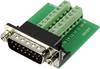 TRU COMPONENTS DSUB15M-16TB-2 1282790 D-Sub vtič 90 ° Število pinov: 15 vijačni 1 kos