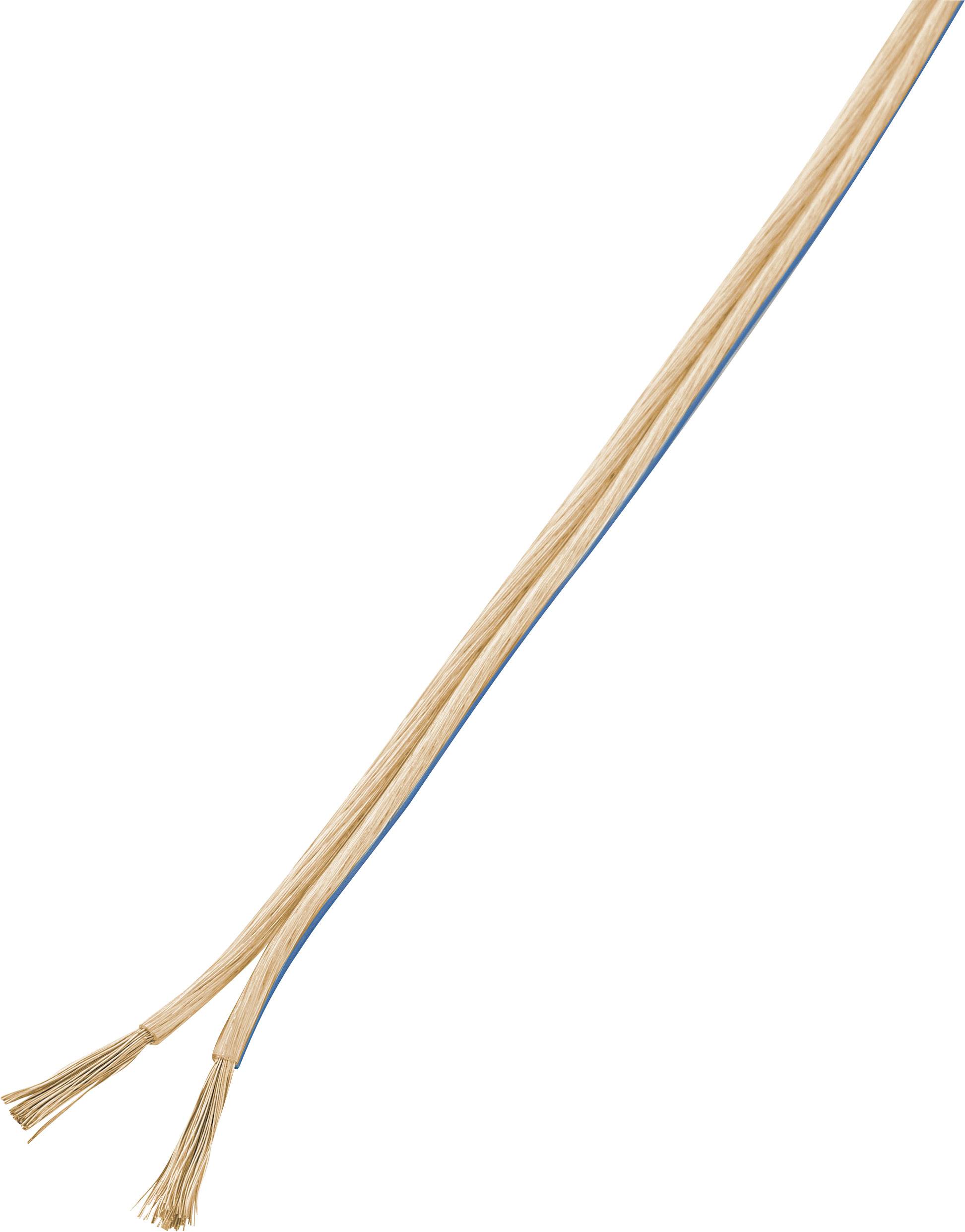 TRU COMPONENTS 1568258 kabel za zvočnik 2 x 1.5 mm² transparentna 10 m-0