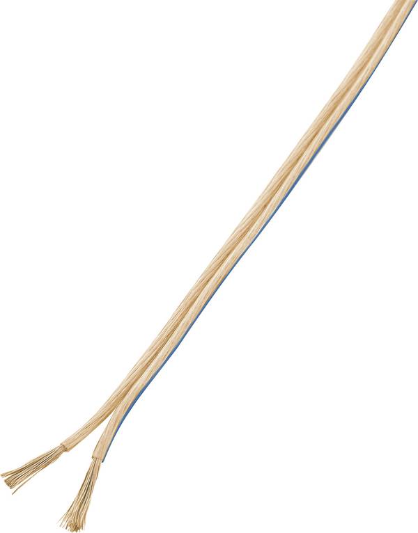 TRU COMPONENTS 1568258 kabel za zvočnik  2 x 1.5 mm² transparentna 10 m