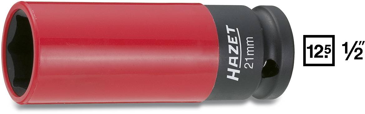 Hazet 903SLG-21 903SLG-21 zunanji šestrobi močan nasadni ključ 21 mm 1/2" (12.5 mm)-0