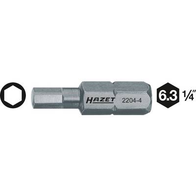 Hazet 2204-7 2204-7 šestkotni Bit-nastavek Pogon (izvijač): 1/4" (6.3 mm) Pogon: notranji šestrobi 7 mm 25 mm-0