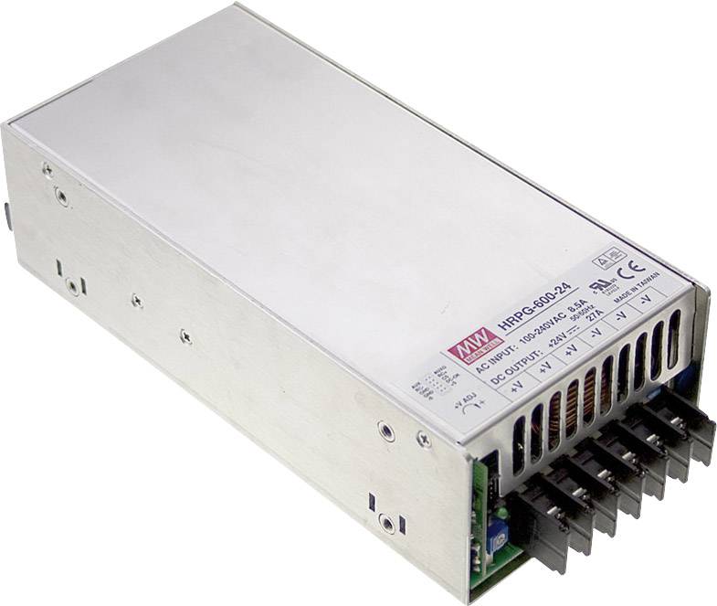 AC/DC napajalni modul, zaprti Mean Well HRP-600-24 24 V/DC 27 A 648 W-0