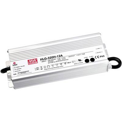 LED gonilnik, LED Trafo, konstantna napetost, konstantni tok Mean Well HLG-320H-24A 320 W (maks.) 13.3 A 12 - 24 V/DC za-0