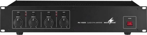 Monacor PA-1450D ELA ojačevalnik 330 mm