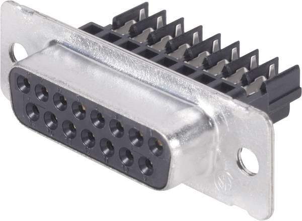D-SUB vtičnica, število polov: 9 z objemko, z objemkami TE Connectivity AMPLIMITE HD-20 (HDE-20) 1 kos