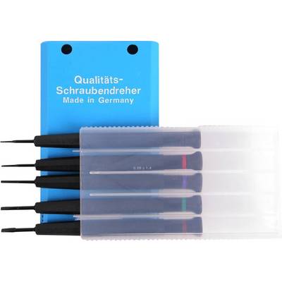BERNSTEIN Tools for Electronics 4-380 komplet urarskih izvijačev 5-delni Širina rezila: 1 mm, 1.5 mm, 2 mm, 2.5 mm, 3 mm-0