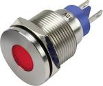 TRU COMPONENTS 1302112 LED signalna lučka rdeča 12 V/DC GQ19F-D / D / R / 12V / S