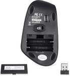 Perixx Perimice-715 II brezžična ergonomska miška brezžično optični črna 5 Tipke 2000 dpi ergonomski
