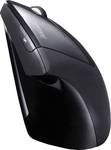 Perixx Perimice -713 brezžična ergonomska miška brezžično optični črna 6 Tipke 2000 dpi ergonomski