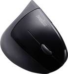 Perixx Perimice -713 brezžična ergonomska miška brezžično optični črna 6 Tipke 2000 dpi ergonomski