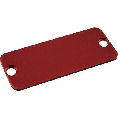 Končna plošča (D x Š) 78 mm x 27 mm aluminij rdeča Hammond Electronics 1455JALRD-10 10 kos