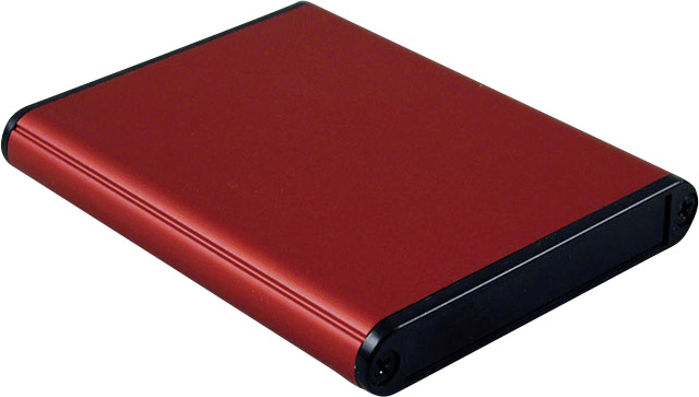 Hammond Electronics profilno ohišje 80 x 70 x 12 aluminij rdeča 1 kos