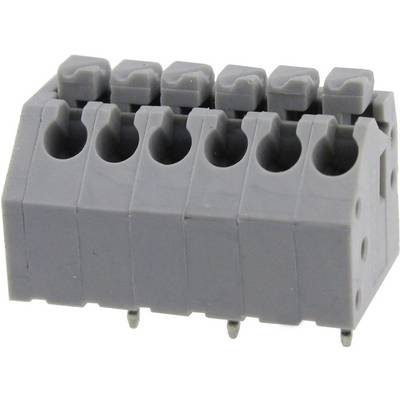 Vzmetne sponke 0.82 mm število polov: 10 DG250-3.5-10P-11-00AH Degson sive barve 1 kos-0