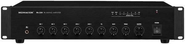 Monacor PA-324 ela ojačevalnik 240 W 6-kanalni