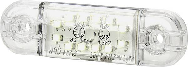 LED omejevalna luč, bela, transparentna 12 V, 24 V SecoRüt