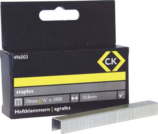 C.K 496003 sponke za spenjalnik tip 140 1000 kos Mere (D x Š) 10 mm x 10.5 mm-0