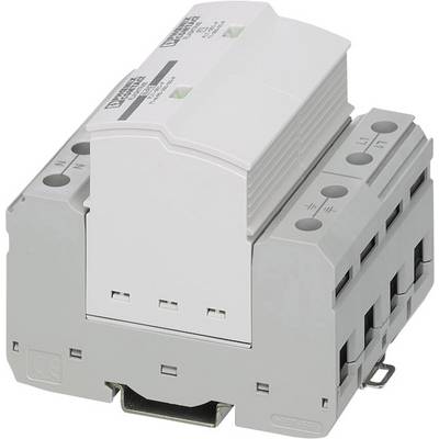 Električni modul na vodilu, siv, z več priključki, za industrijske krmilne aplikacije, izoliran na belem ozadju.