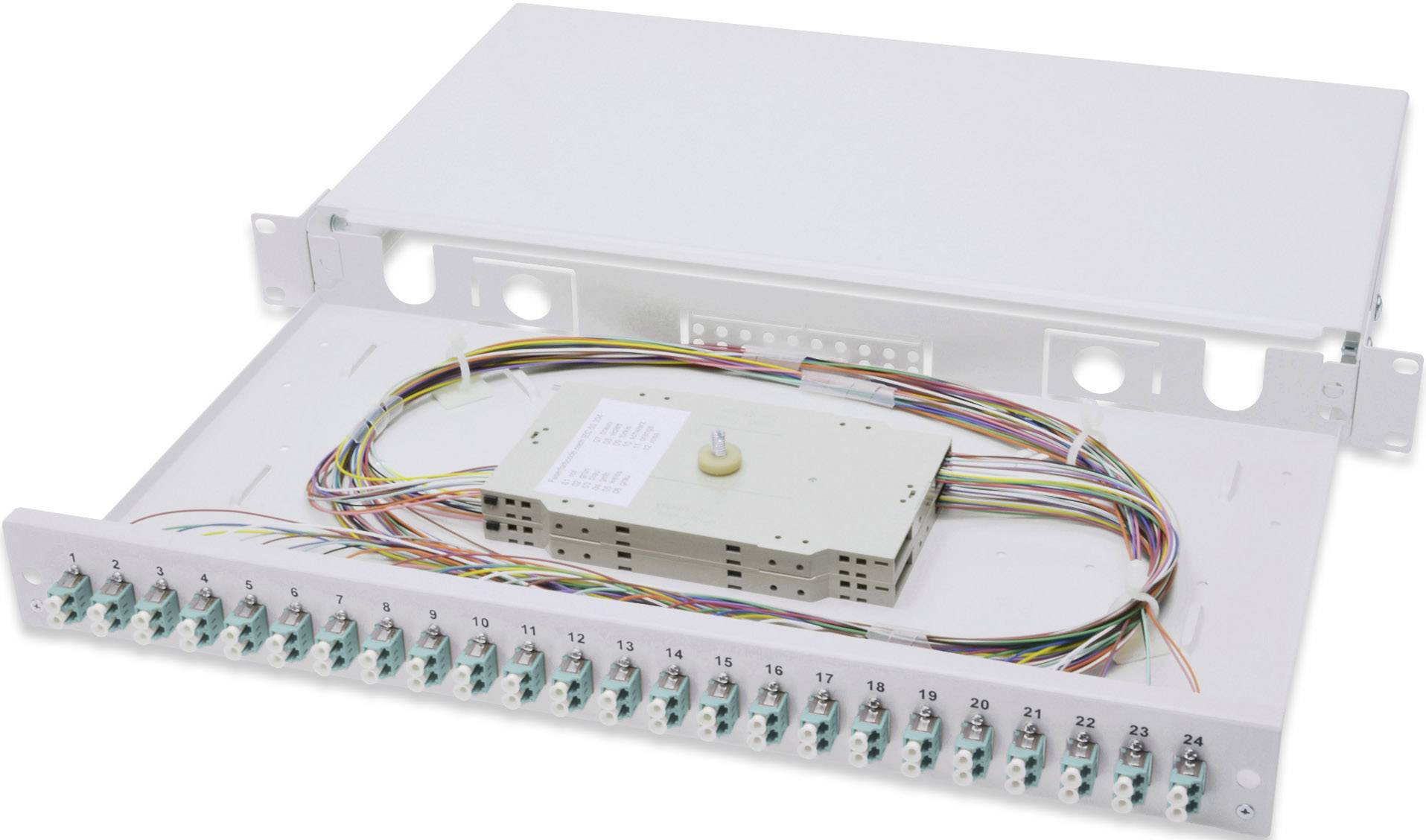 Digitus DN-96332/3 Patch panel za optična vlakna 24 vrat LC 1 U-0