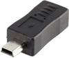 Renkforce USB 2.0 adapter [1x moški konektor USB 2.0 tipa mini B - 1x ženski konektor USB 2.0 tipa micro B] rf-usba-08 pozlačeni konektorji