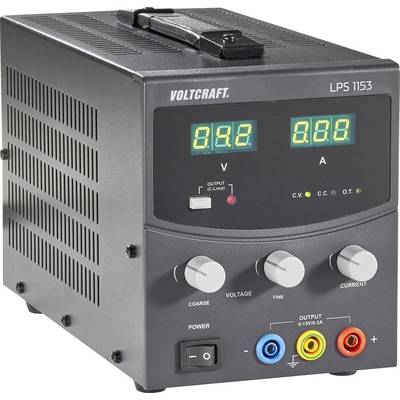 VOLTCRAFT LPS1153 laboratorijski napajalniki, nastavljivi 0 - 15 V/DC 0 - 3 A 45 W Število izhodov 1 x-2