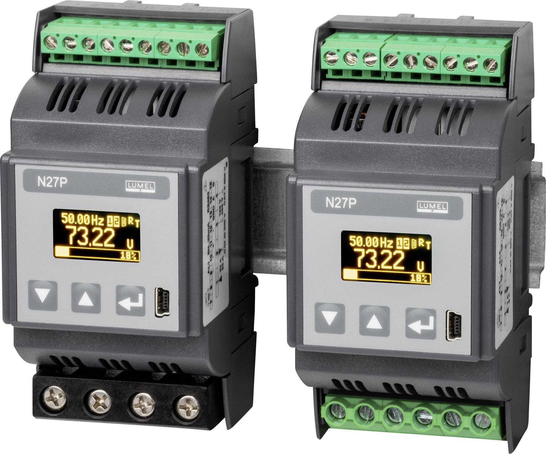 Lumel N27P 1100E0 5 - 480 V, 0,005 - 6 A, 45 - 100 Hz, ± 2,88 kW