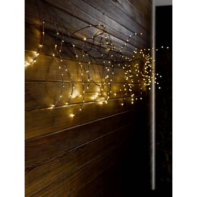Konstsmide 3365-600 venec za vrata z osvetlitvijo venec toplo bela LED rjava-0