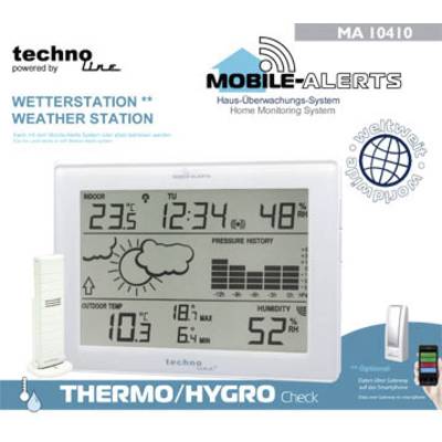 Techno Line Mobile Alerts MA 10410 Mobile Alerts MA 10410 digitalna brezžična vremenska postaja Maks. število senzorjev -1