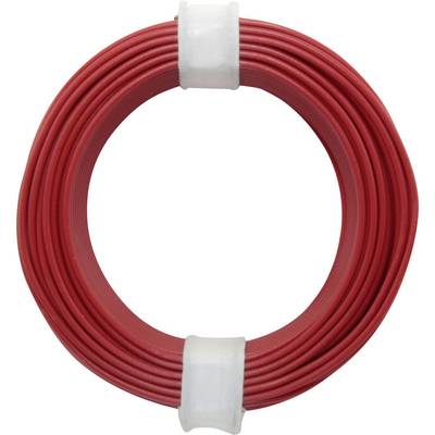 Finožični vodnik 1 x 0.14 mm rdeče barve BELI-BECO L118/10 rdeče barve 10 m-0