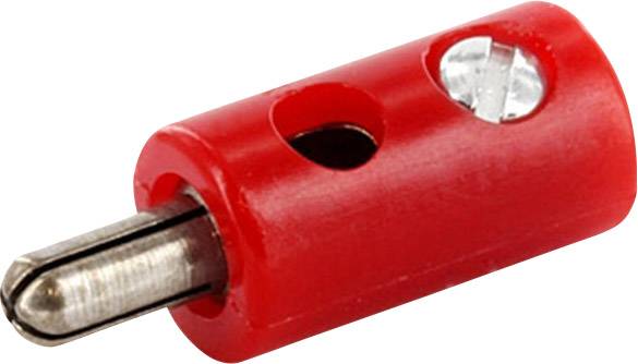 Bananski vtič econ connect HOSSRT, pokončni zatič: 2.6 mm, rdeč, 1 kos