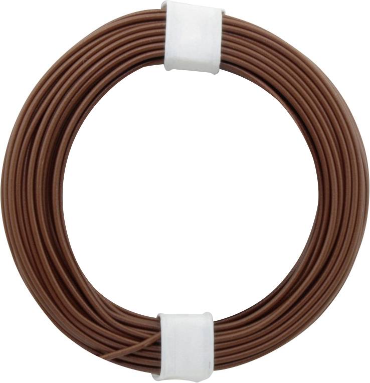 Vodnik 1 x 0.2 mm rjave barve BELI-BECO D 105/10 10 m-0
