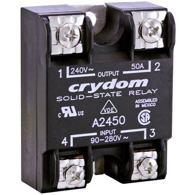 Crydom polprevodniški rele A2450 50 A Preklopna napetost (maks.): 280 V/AC brez napetostno preklapljanje 1 kos-0