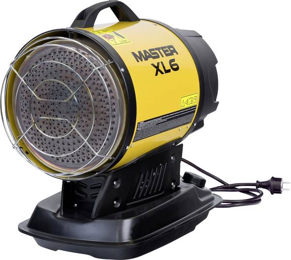 Master Klimatechnik XL-6  oljna infra peč 17000 W rumena, črna