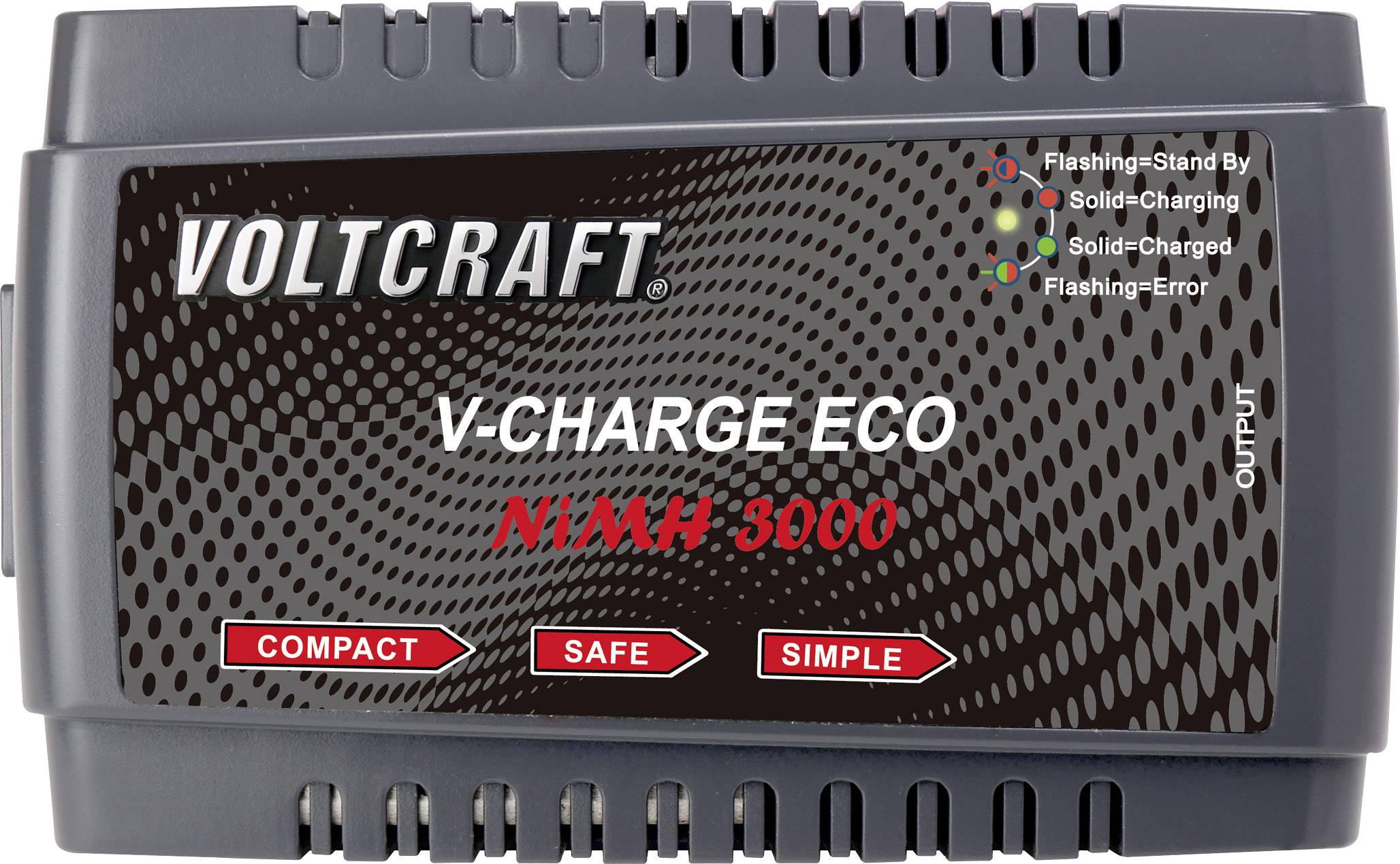 VOLTCRAFT V-Charge Eco NiMh 3000 polnilnik akumulatorjev za modelarstvo 230 V 3 A nikelj-metal-hidridni, nikelj-kadmijev