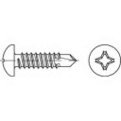 TOOLCRAFT 141459 samovrtalni vijak 5.5 mm 32 mm križni philips DIN 7504 jeklo galvansko pocinkan 500 kos-0
