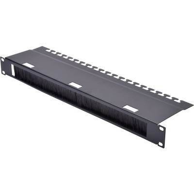 Digitus DN-19 ORG-3U-SW 19 palec organizator kablov za omrežne omare 1 U črna (RAL 9005)-0
