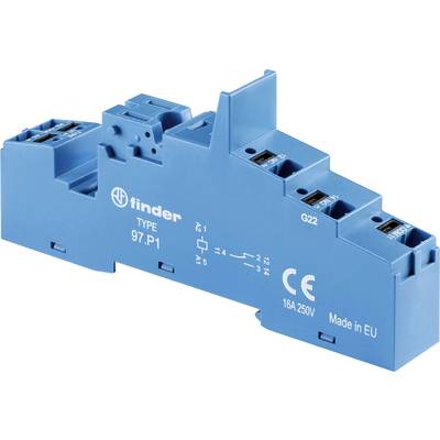 Finder 97.P1 relejno podnožje Primerno za serijo (releji): Finder serija 46, Finder serija 99, Finder serija 86 finder 4-0