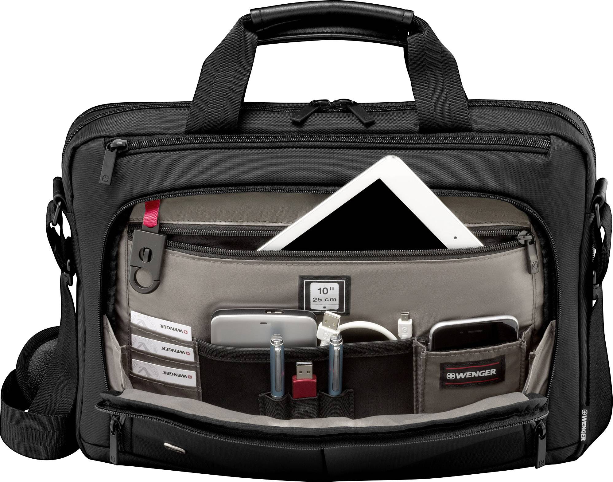 Torba za prenosnik Wenger SwissGear Source, primerna za največ: 40,6 cm (16"), črna-1