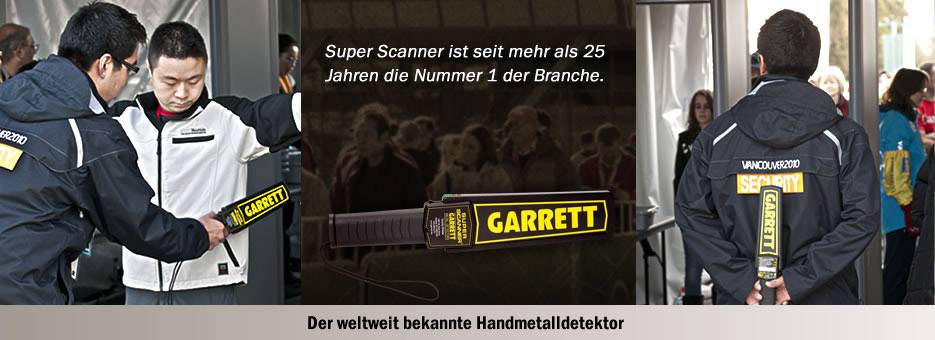 Garrett Super Scanner V ročni detektor Globina iskanja (maks.) 23 cm digitalni (led), akustični 1165190-3