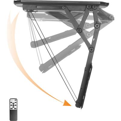 SpeaKa Professional TV stropni nosilec električno motoriziran, možnost nagiba 58,4 cm (23") - 139,7 cm (55") 23-55Z