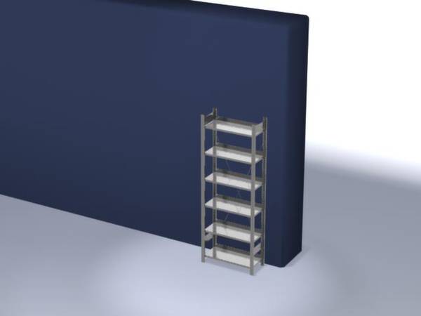 Orion Regalsysteme HZG20307EX regal za dokumente-osnovni modul (Š x V x G) 810 x 2000 x 335 mm jeklo pocinkan pocinkana -0