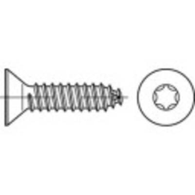 TOOLCRAFT 145391 vgrezni pločevinski vijaki 6.3 mm 90 mm T-profil DIN 7982 jeklo galvansko pocinkan 250 kos-0