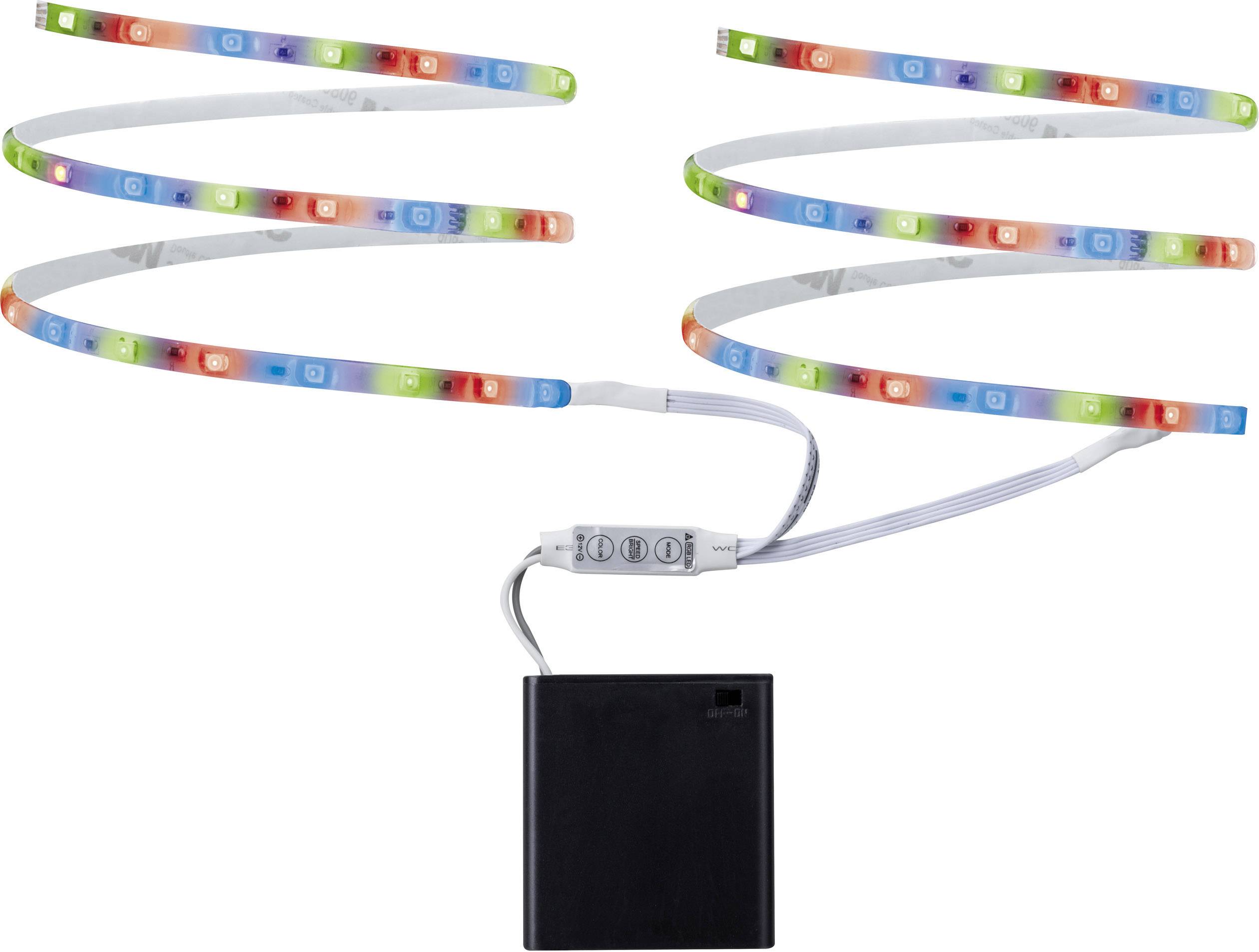 Paulmann 70700 LED trakovi komplet s škatlo za baterije 6 V 800 mm RGB 1 kos-1