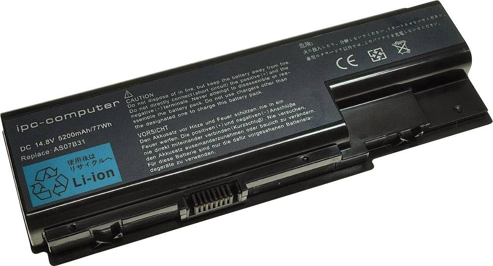 Baterija za prenosnik ipc-computer, nadomestna originalna baterija BT.00804.020, BT.00805.011, BT.00807.015, AS07B72, AS07B42, AS07B52, AS07B31, BT.00804.024 14.8 V 5200 mAh