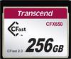 CFast-kartica 256 GB Transcend CFX650